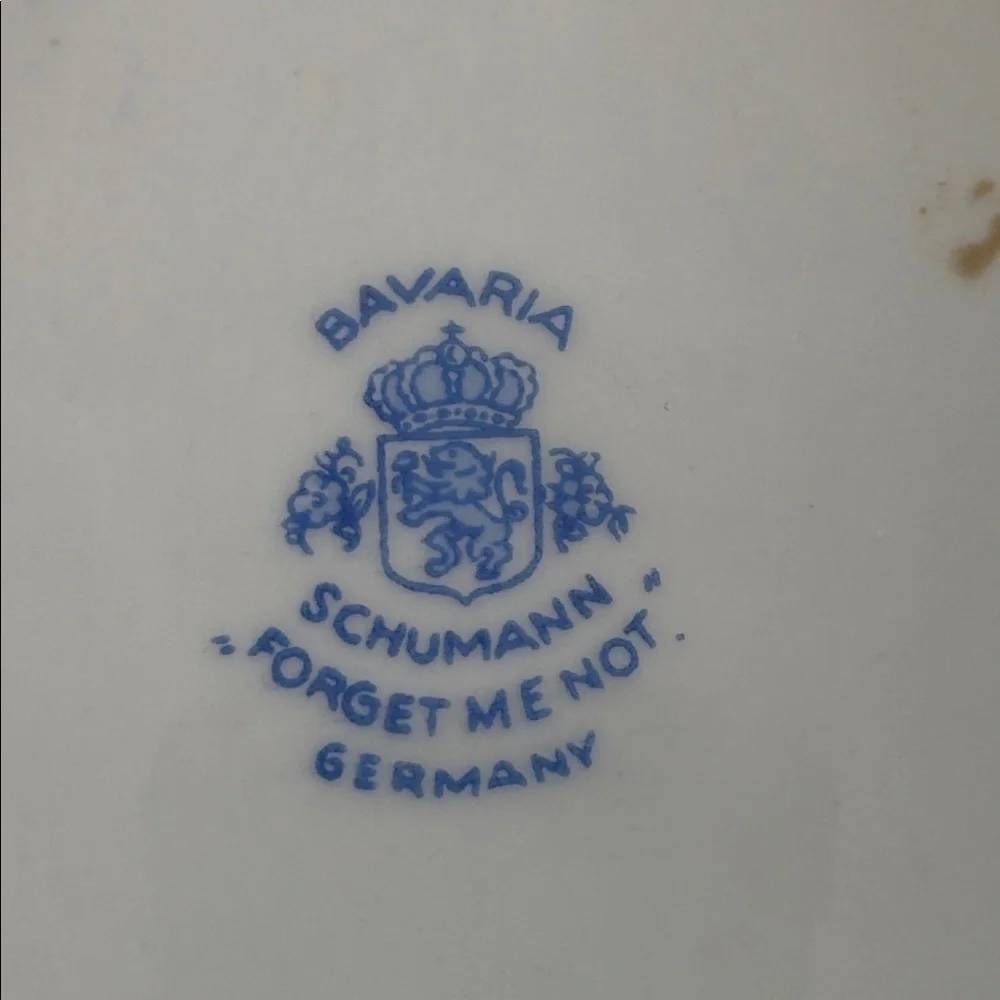 Schumann Bavaria Forget Me Not Dish